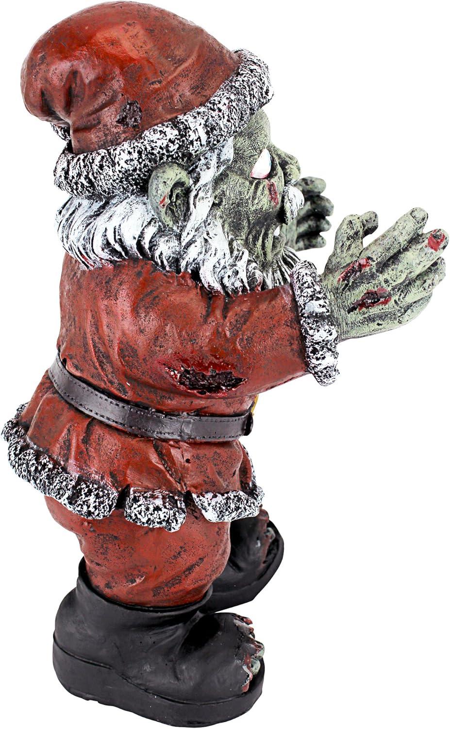 imageDesign Toscano CL6691 Christmas Santa Claus Holiday Decor Zombie Apocalypse Statue 7quotWx7Dx13 H full colorFull Color