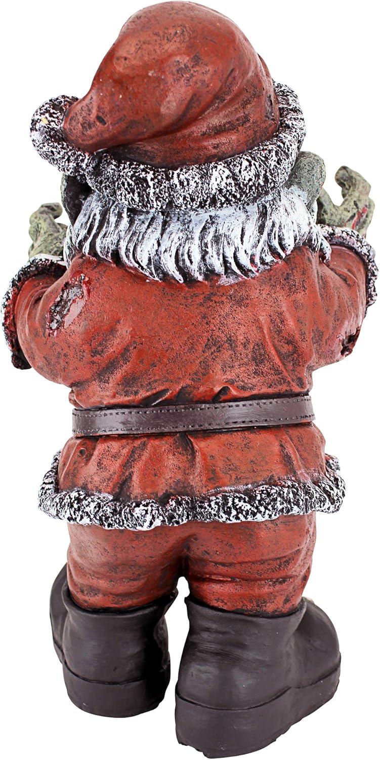 imageDesign Toscano CL6691 Christmas Santa Claus Holiday Decor Zombie Apocalypse Statue 7quotWx7Dx13 H full colorFull Color