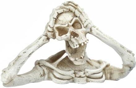 imageDesign Toscano QM21463 The Creeper from The Grave Garden Statue Zombie Halloween Decoration One Size MulticoloredThe Screaming Skeleton Statue  Medium