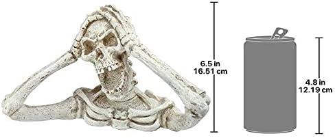 imageDesign Toscano QM21463 The Creeper from The Grave Garden Statue Zombie Halloween Decoration One Size MulticoloredThe Screaming Skeleton Statue  Medium