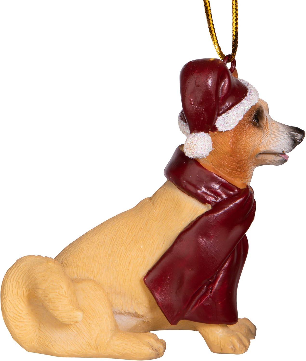 imageDesign Toscano Siberian Husky Holiday Dog Christmas Tree Ornament Xmas Decorations 3 Inch Full ColorWelsh Corgi
