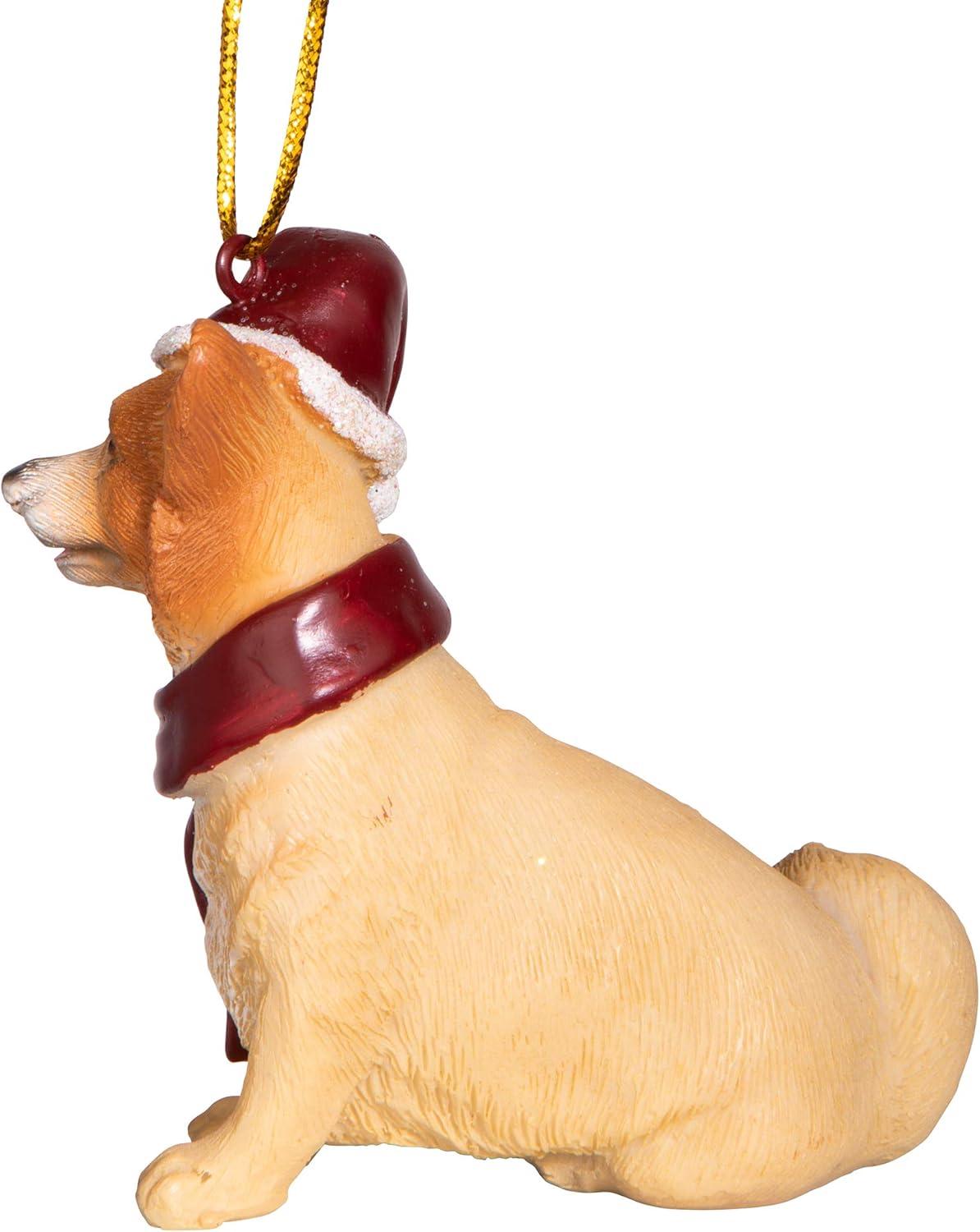 imageDesign Toscano Siberian Husky Holiday Dog Christmas Tree Ornament Xmas Decorations 3 Inch Full ColorWelsh Corgi