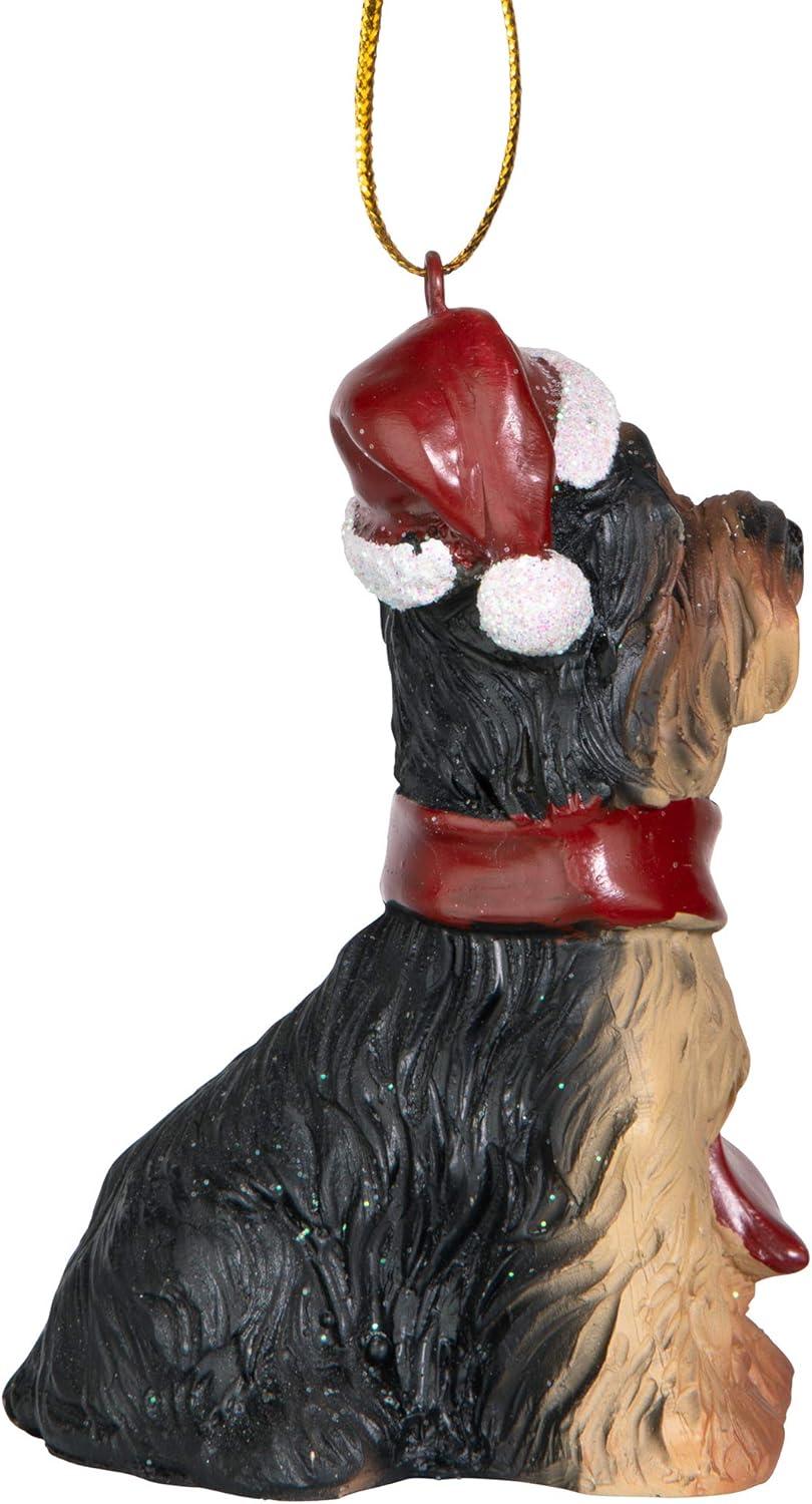 imageDesign Toscano Siberian Husky Holiday Dog Christmas Tree Ornament Xmas Decorations 3 Inch Full ColorYorkie