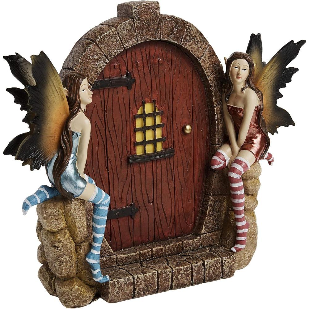 imageDesign Toscano CL6564 The Fairies Wall Sculpture Plaque Sign Full ColorEnchanted Fairy