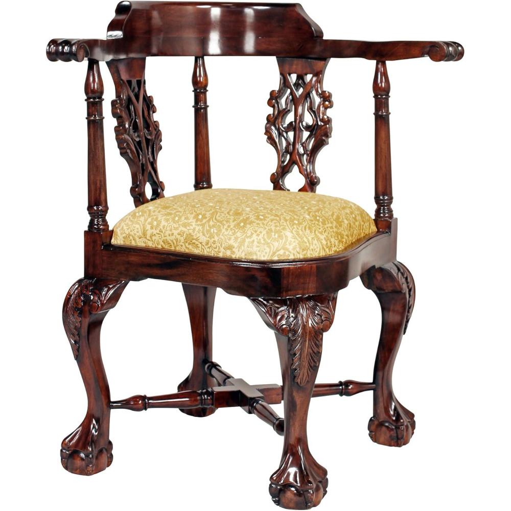 imageDesign Toscano Chippendale Corner Chair cherryTraditional