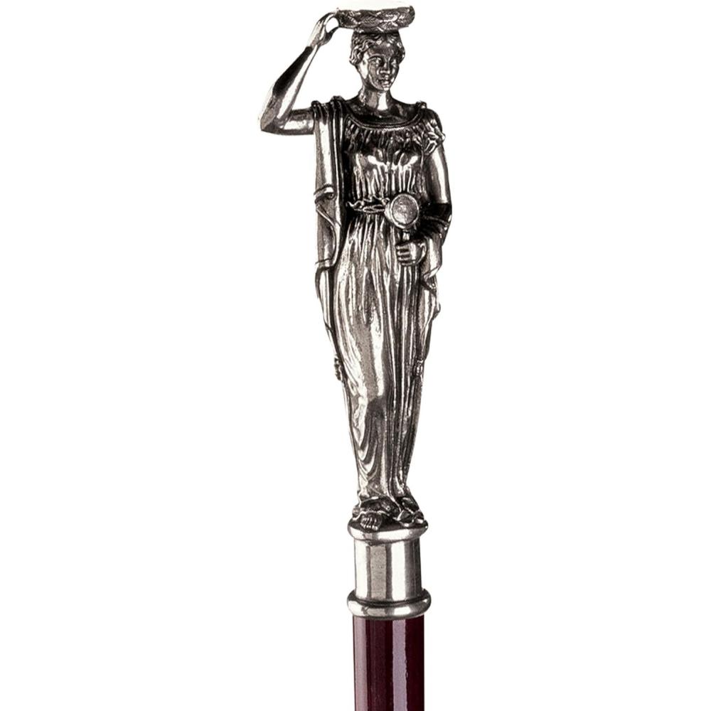 imageDesign Toscano Cobra Pewter Walking StickGreek Caryatid Pewter Walking Stick