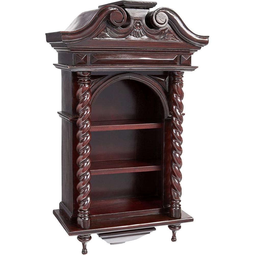 imageDesign Toscano DY120701 Broadgate Grand Curio Presentation Case 37quot CherryCharles II
