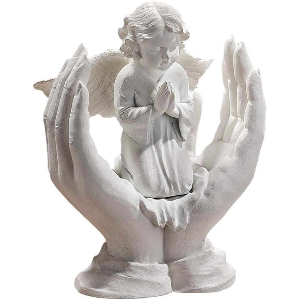 imageDesign Toscano Dragons of Corfu Castle Gothic Decor Statue Globe Figurine 5 Inch Polyresin and Glass Silver ChromeAngel Figurine