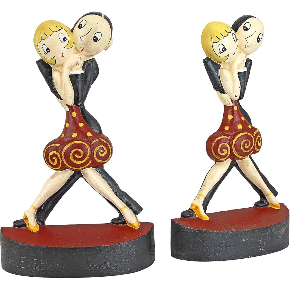 imageDesign Toscano Elephant Bookends Statue 7 Inch Set of Two Faux BronzeQM2859800The Flappers