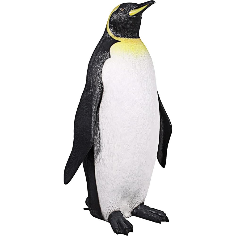 imageDesign Toscano Fiberglass Polyresin Antarctic King Penguin NE100068 Large Full ColorGrande