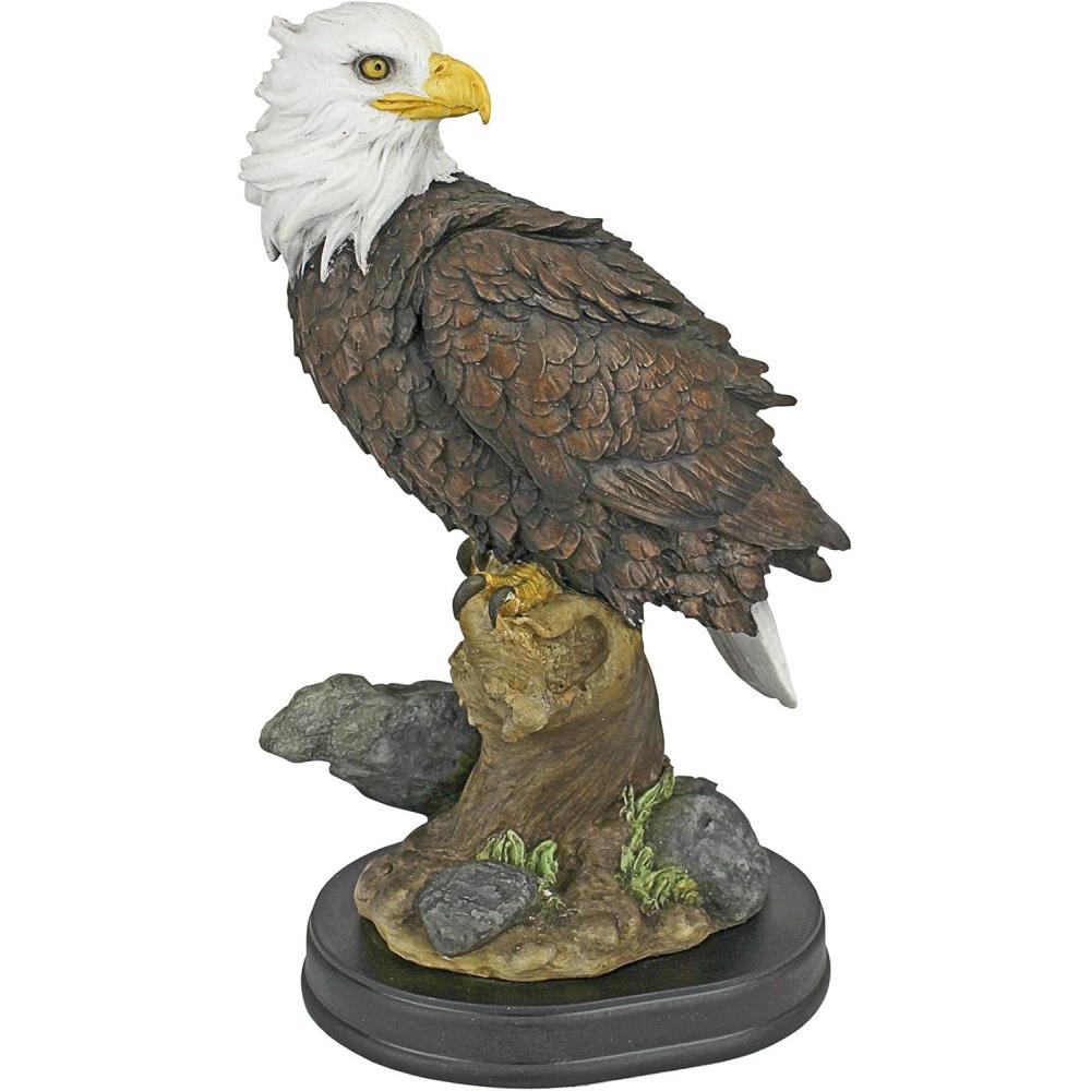 imageDesign Toscano Freedoms Pride Eagle Plaque LargeNoble Strength Bald Eagle
