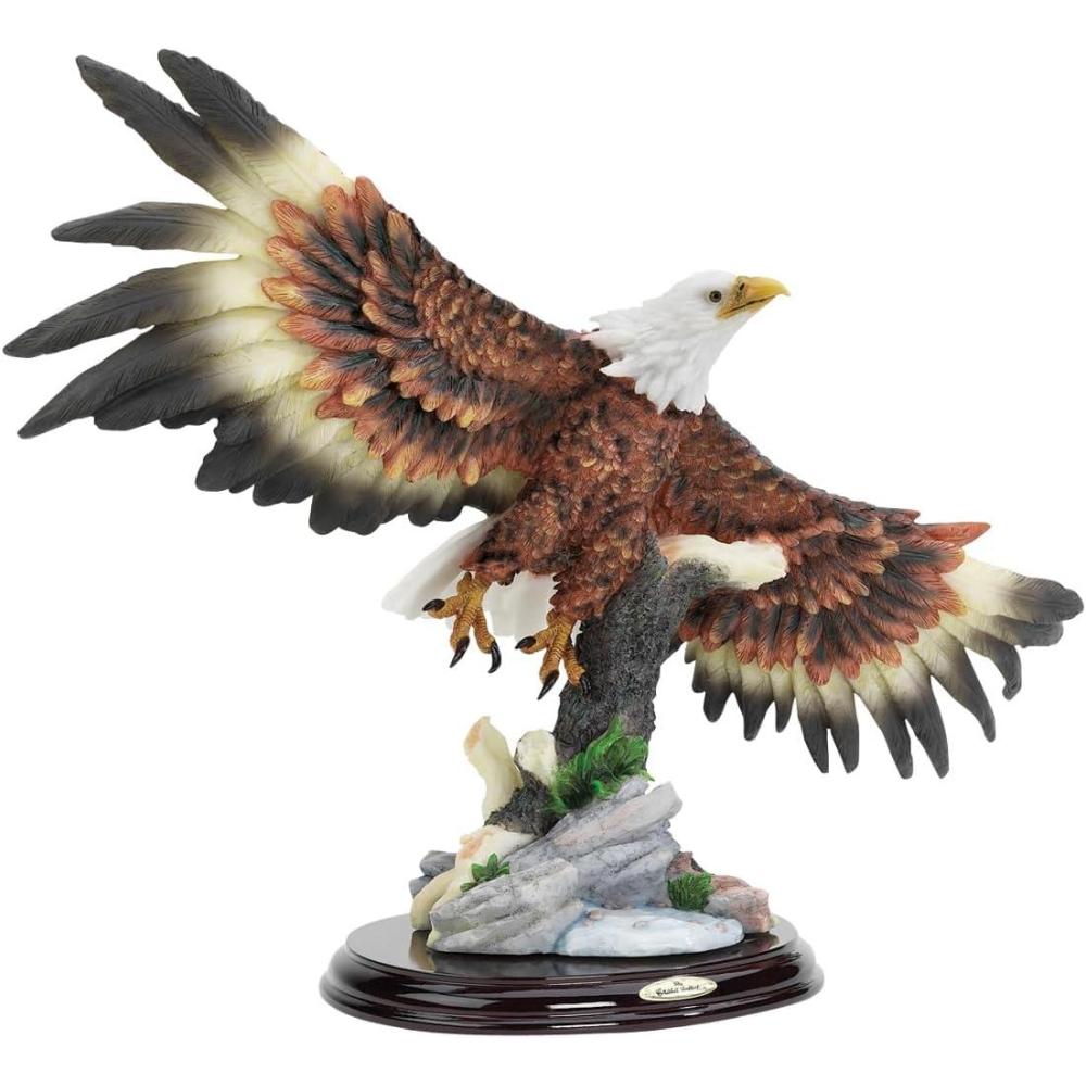 imageDesign Toscano Freedoms Pride Eagle Plaque LargeWingspan Bald Eagle