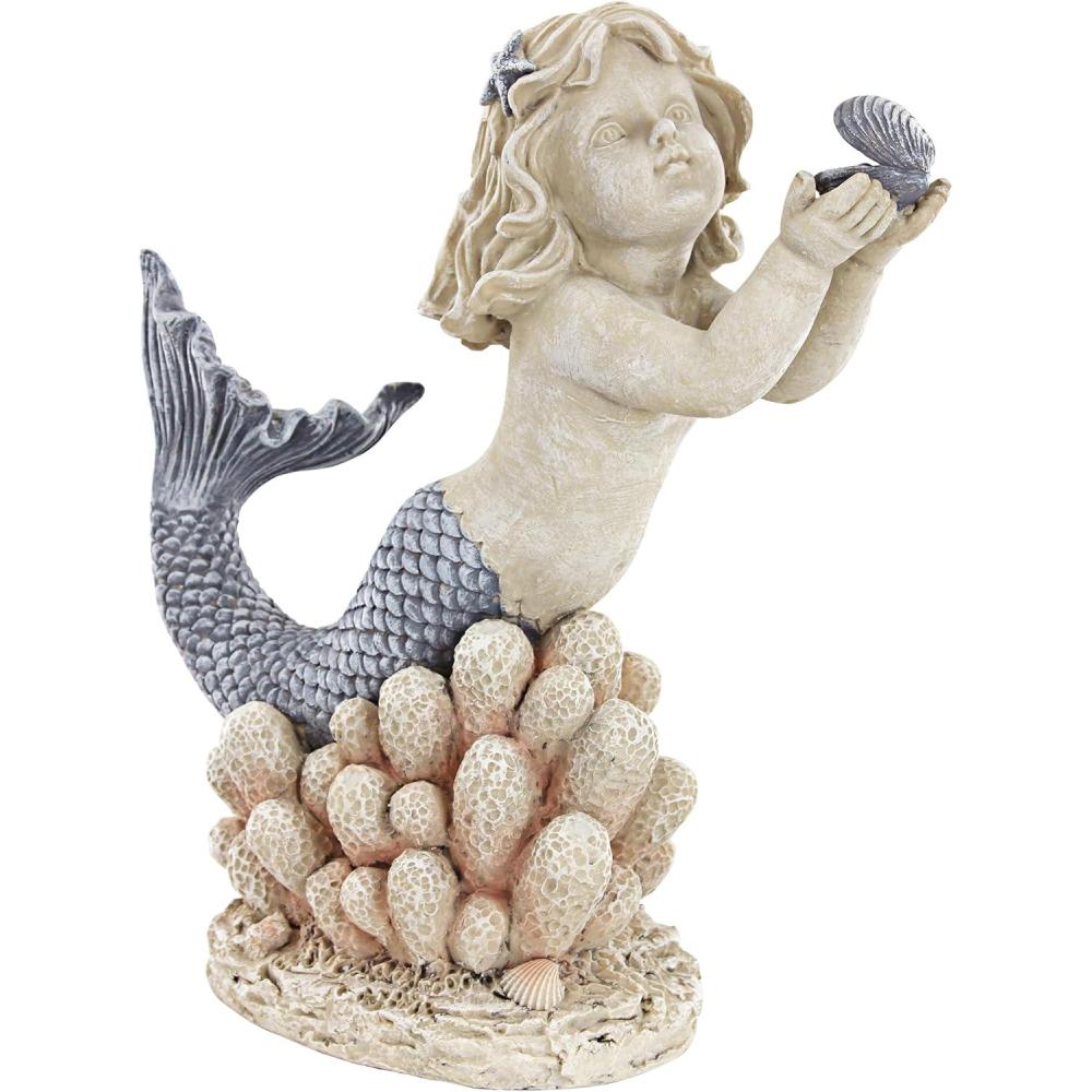 imageDesign Toscano Gifts from The Sea Mermaid with Shell Statue