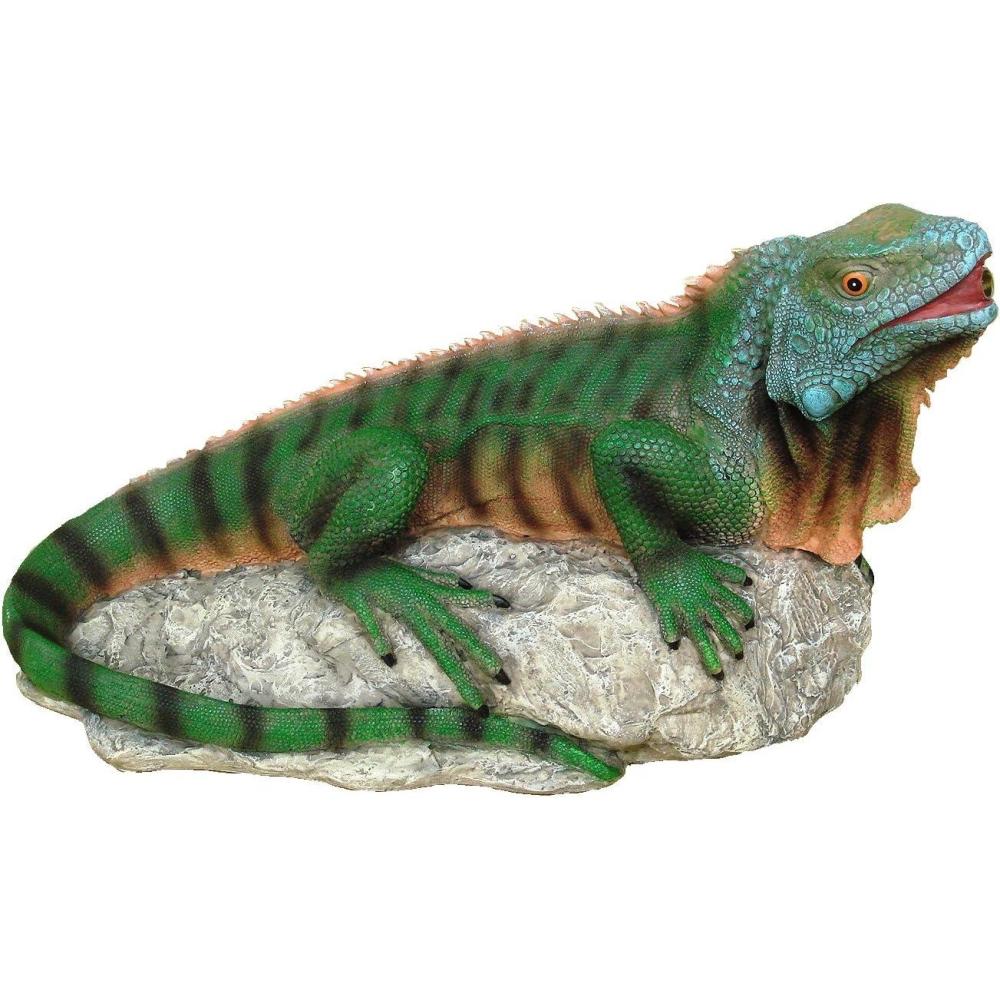 imageDesign Toscano Hanna the Hippo Spitter Piped StatueIke The Iguana