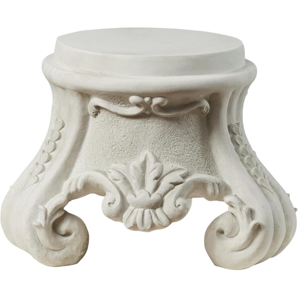 imageDesign Toscano KY0631 Rococo Sculptural PlinthFaux Stone FinishRococo Plinth