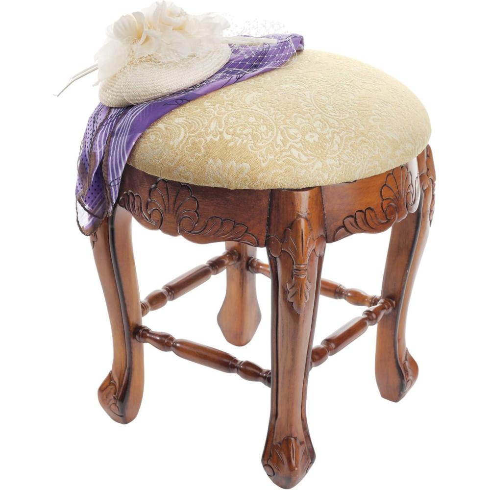 imageDesign Toscano Lady Annette Boudoir Stool pineSingle