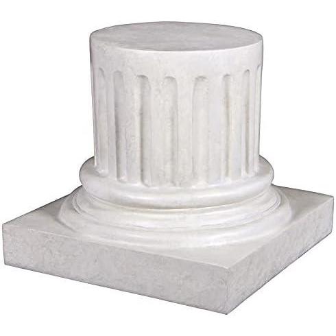 imageDesign Toscano NE60510 Apollo Belvedere Bust and Plinth Roman PedestalFaux Stone FinishRoman Empire
