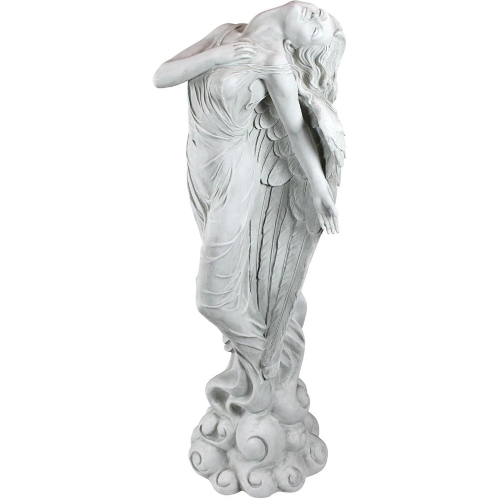 imageDesign Toscano NG33765 Remembrance and Redemption Angel Religious Garden Statue Medium 15 Inch IvoryESTATE ASCENDING