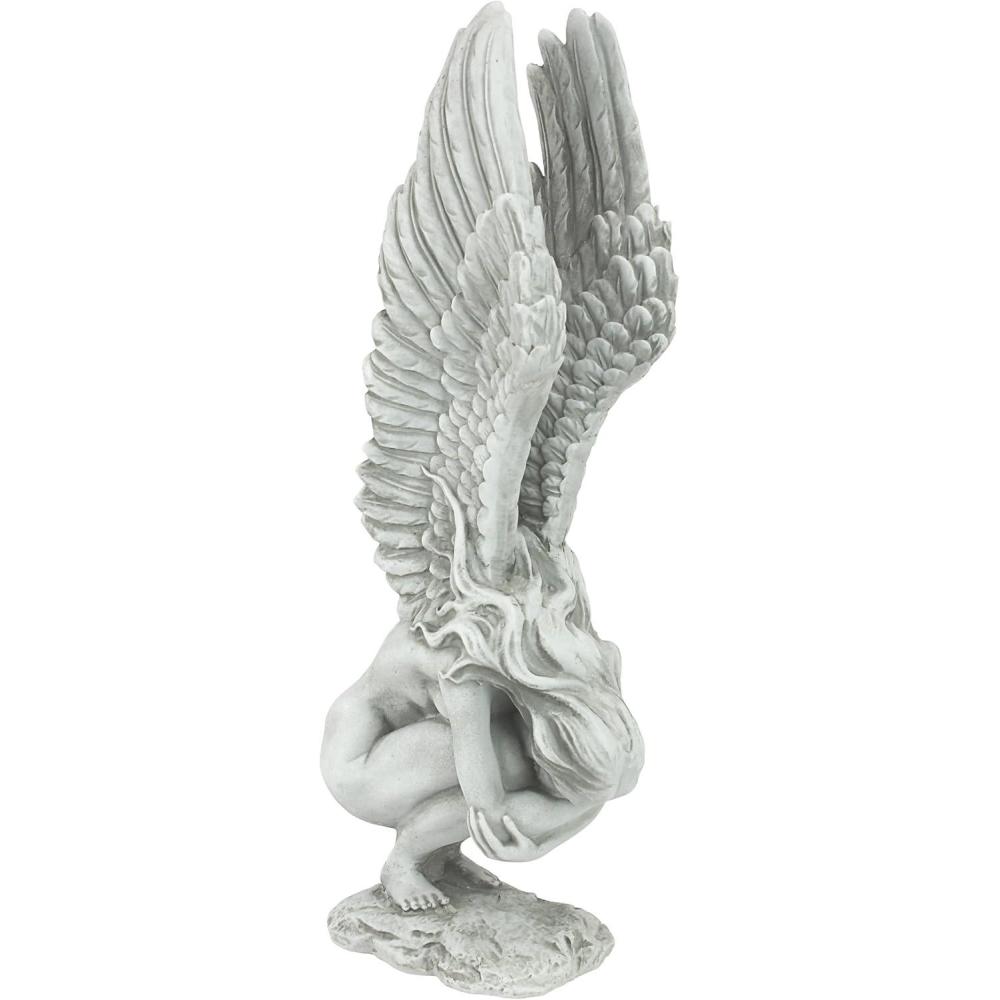 imageDesign Toscano NG33765 Remembrance and Redemption Angel Religious Garden Statue Medium 15 Inch IvoryMEDIUM REMEMBRANCE AND REDEMPTION