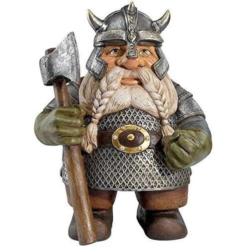 imageDesign Toscano Pinecone Percy Woodland Gnome Statue 315 InchViking Valhalla