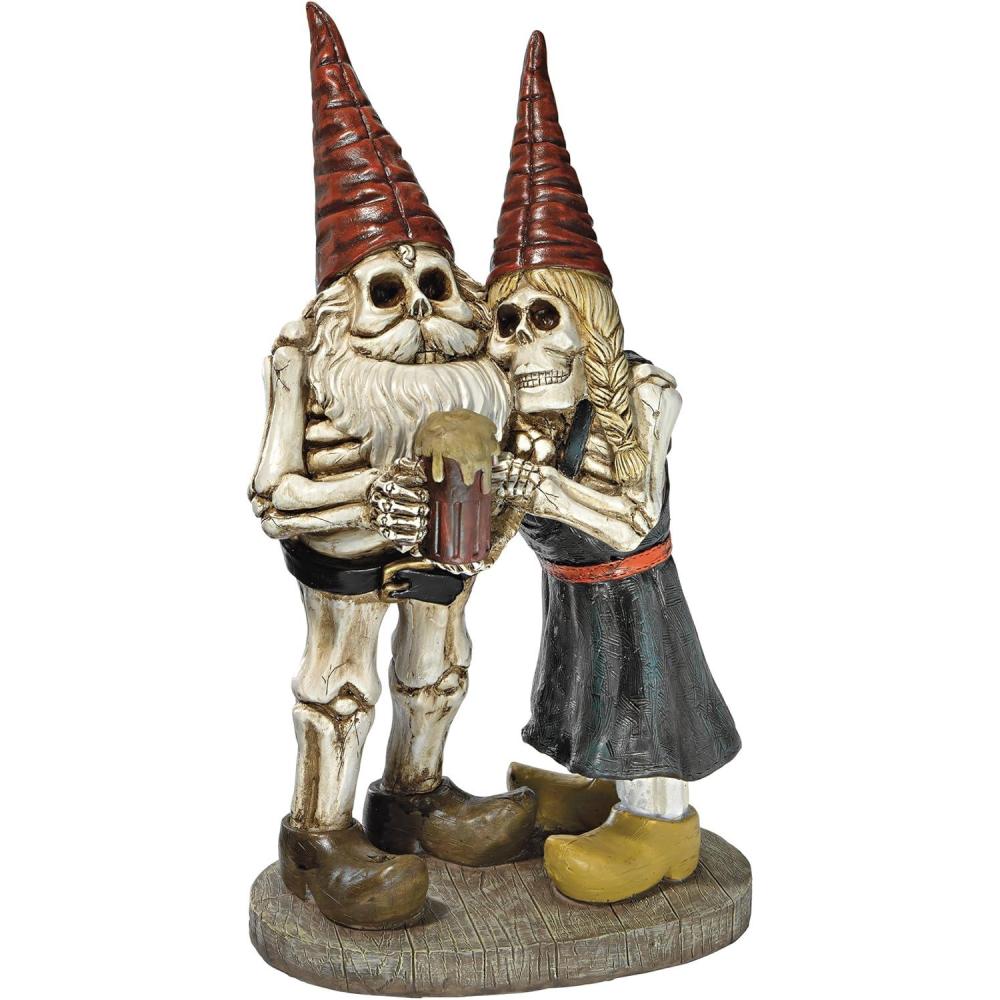 imageDesign Toscano QL30757 Attack of The Dead Walking Zombie Apocalypse Graveyard Garden Gnome Statue One Size Full ColorOktoberfest Greta