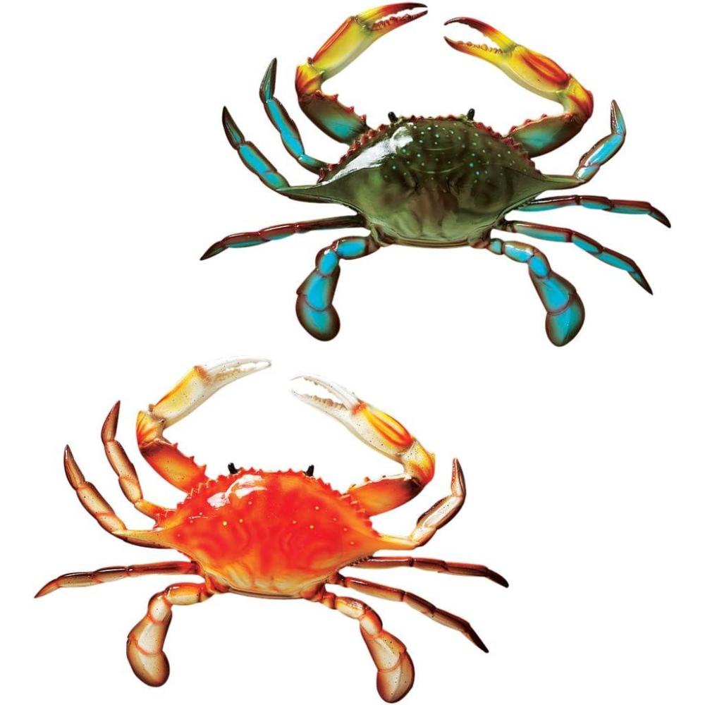 imageDesign Toscano QL95882 Tropical Crabs Wall Sculpture Set of 2 Full Color