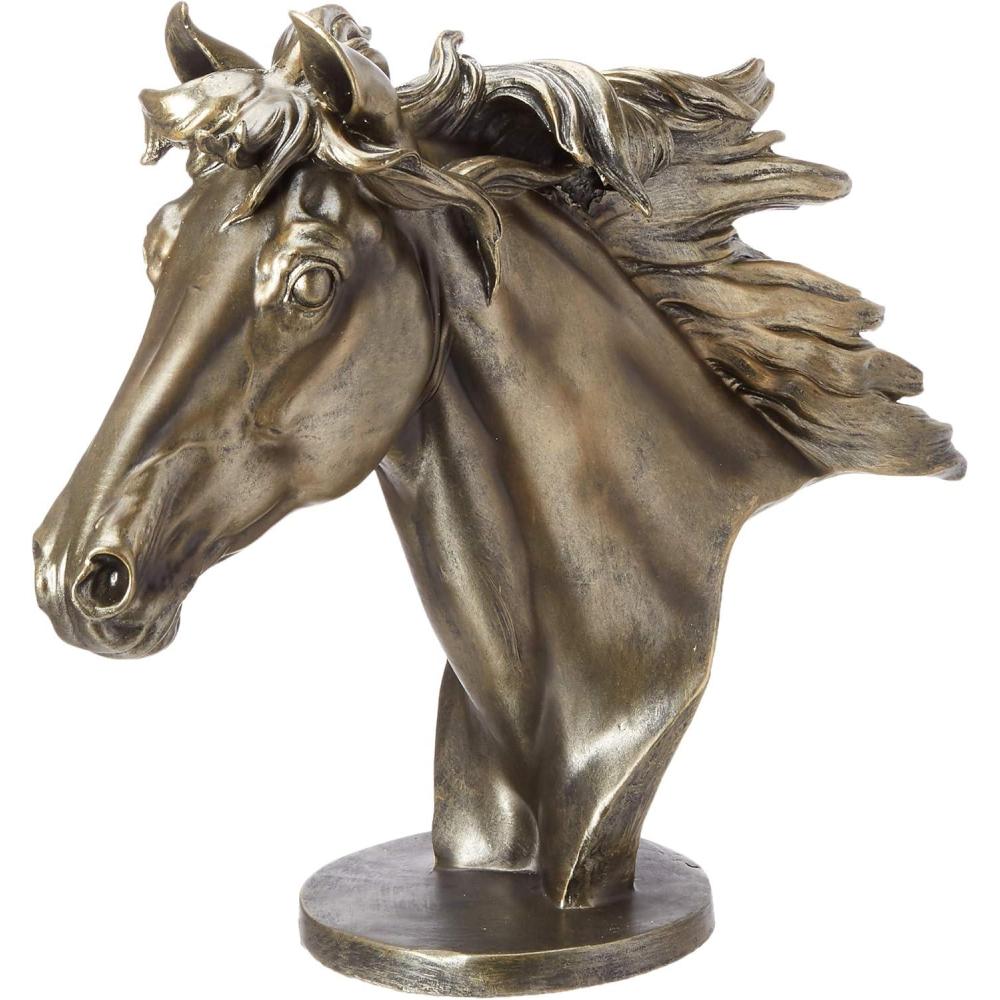 imageDesign Toscano QS252 Majestic Stallion Horse Statue Multicolored