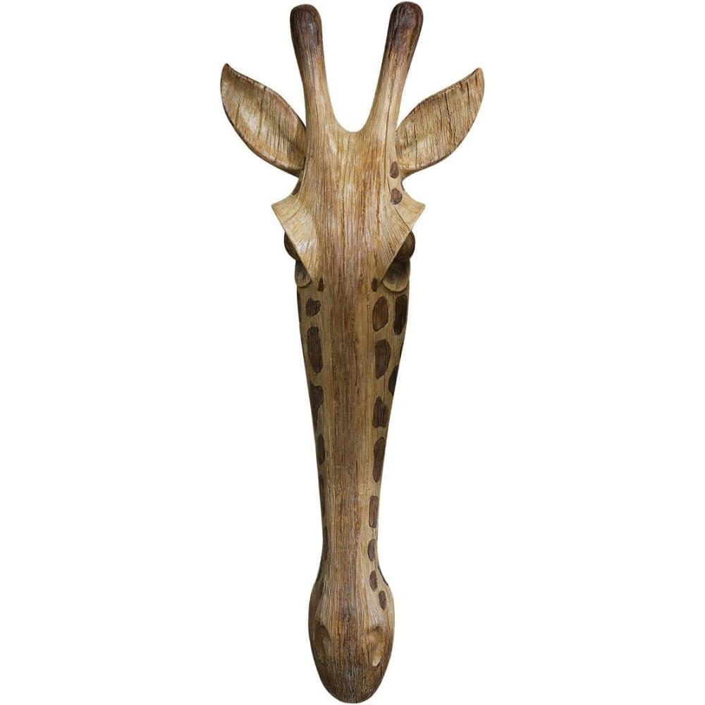 imageDesign Toscano QS91812 Elephant Animal Mask of the Savannah Wall Decor Sculpture MulticoloredGiraffe
