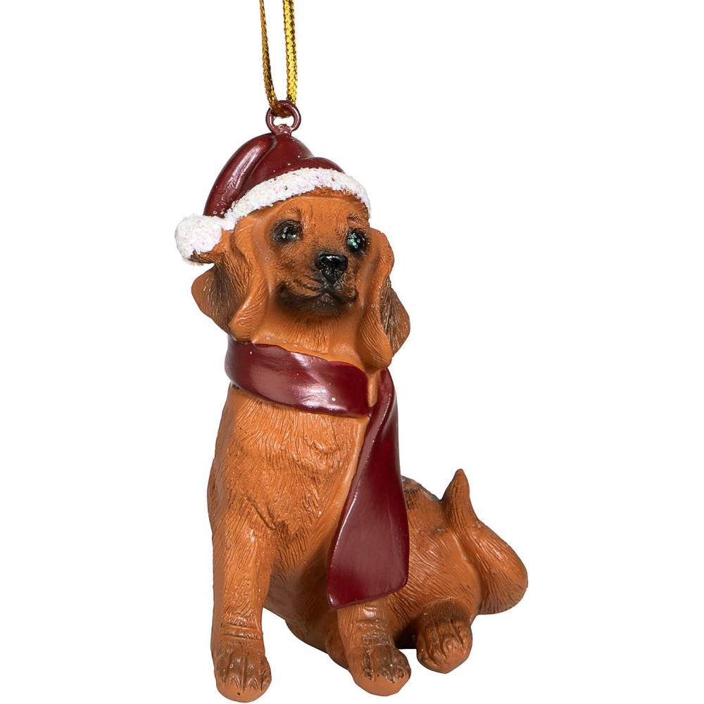 imageDesign Toscano Siberian Husky Holiday Dog Christmas Tree Ornament Xmas Decorations 3 Inch Full ColorDachshund