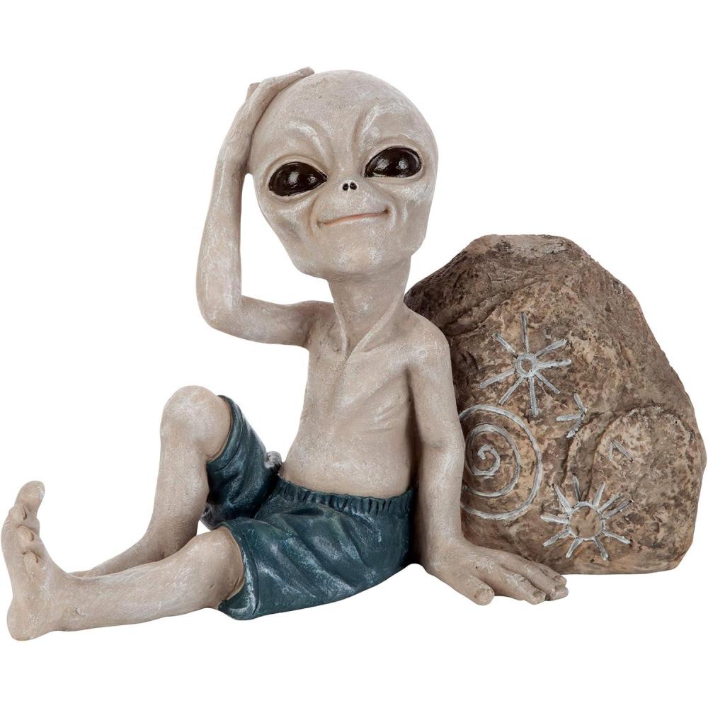imageDesign Toscano Surfer Dude OutofThisWorld Alien Statue