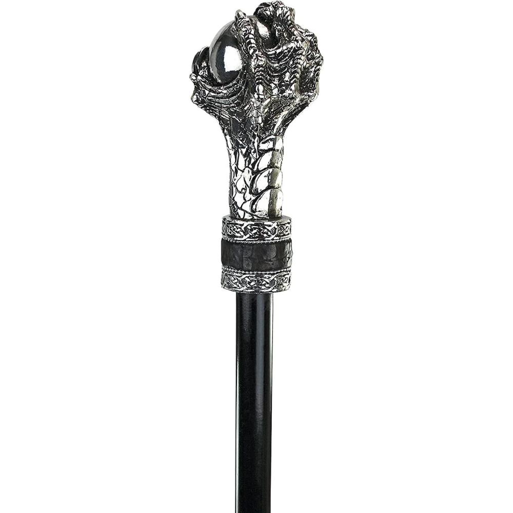 imageDesign Toscano The Dragonsthorne Collection Deaths Grip Skull and Claw Walking StickDragons Grasp