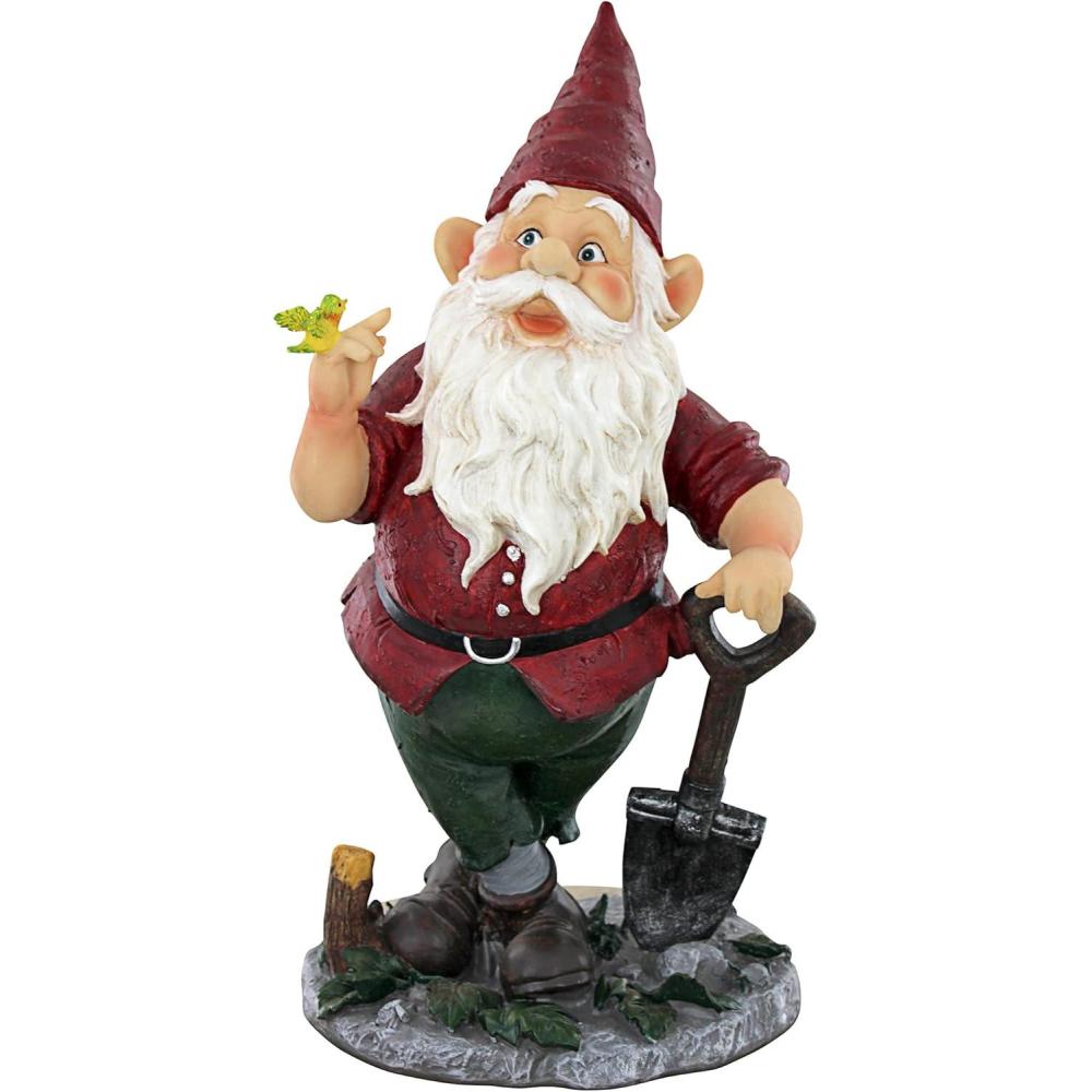 imageDesign Toscano Tower of Three Gnomes and Frog StatueBirdy and Spader