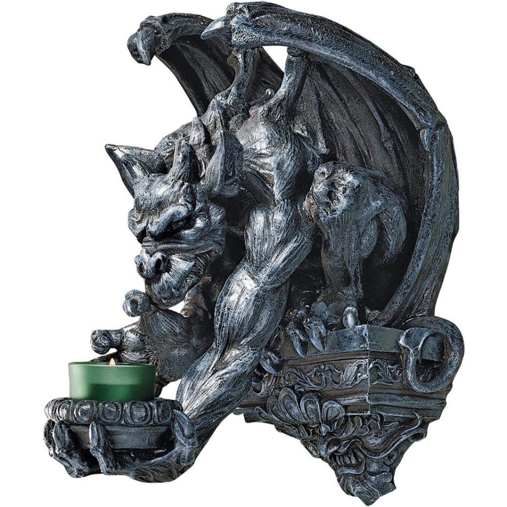imageDesign Toscano Whitechapel Manor Gargoyle Wall SconceSingle
