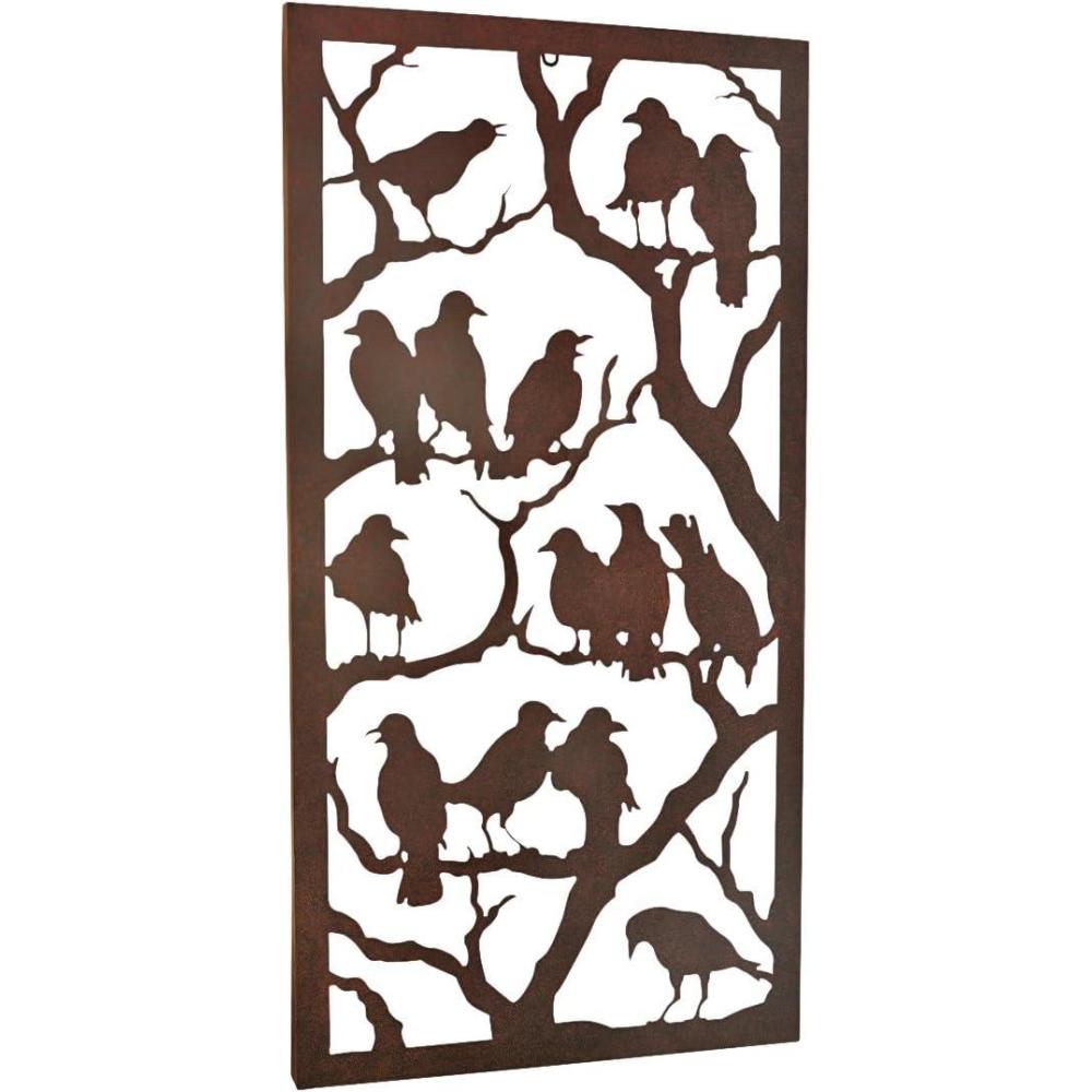 imageNight of the Ravens Metal Wall Sculpture