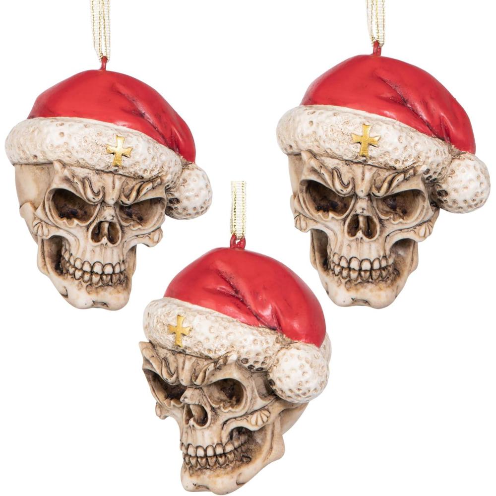 imageSkelly Claus II Gothic Skull Christmas Tree Ornament 2 Inch SingleSkelly Claus II