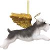 ANGEL FRENCH BULLDOG ORNAMENT(Angel Mini Schnauzer)