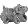 CRASH THE SQUIRREL RAIN GUTTER(Butch the Bulldog)