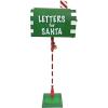 Christmas Decorations – Letters for Santa Claus Christmas Mailbox Metal Holiday Decor – Christmas Cards to the North Pole(Santa Mailbox)