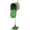 Christmas Decorations – Letters for Santa Claus Christmas Mailbox Metal Holiday Decor – Christmas Cards to the North Pole(Santa Mailbox)