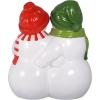 Christmas Photo Booth Props – Snowflake Powder Pals Snowman 5 Foot Tall Christmas Chair Bench – Holiday Decor – Christmas Decorations