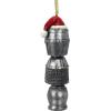 Christmas Tree Ornaments Medieval Helm Holiday Knight Helmet Armor Totem Statue(Single)