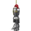 Christmas Tree Ornaments Medieval Helm Holiday Knight Helmet Armor Totem Statue(Single)