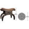 Design Toscana Venetian Leather Taboret
