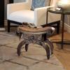 Design Toscana Venetian Leather Taboret
