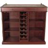 Design Toscano Altar of Tenenit Egyptian Decor Home Bar with Two Barstools Set, 52 Inch, Black and Gold