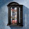 Design Toscano Amesbury Manor Wall Curio Cabinet, Ebony Black(Black Rosedale Hardwood)