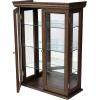 Design Toscano Amesbury Manor Wall Curio Cabinet, Ebony Black(Brown)