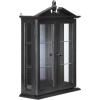 Design Toscano Amesbury Manor Wall Curio Cabinet, Lily White(Black Amesbury Manor)