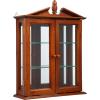 Design Toscano Amesbury Manor Wall Curio Cabinet, Lily White(Walnut Amesbury Manor)