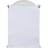 Design Toscano Amesbury Manor Wall Curio Cabinet, Lily White(White Rosedale Hardwood)